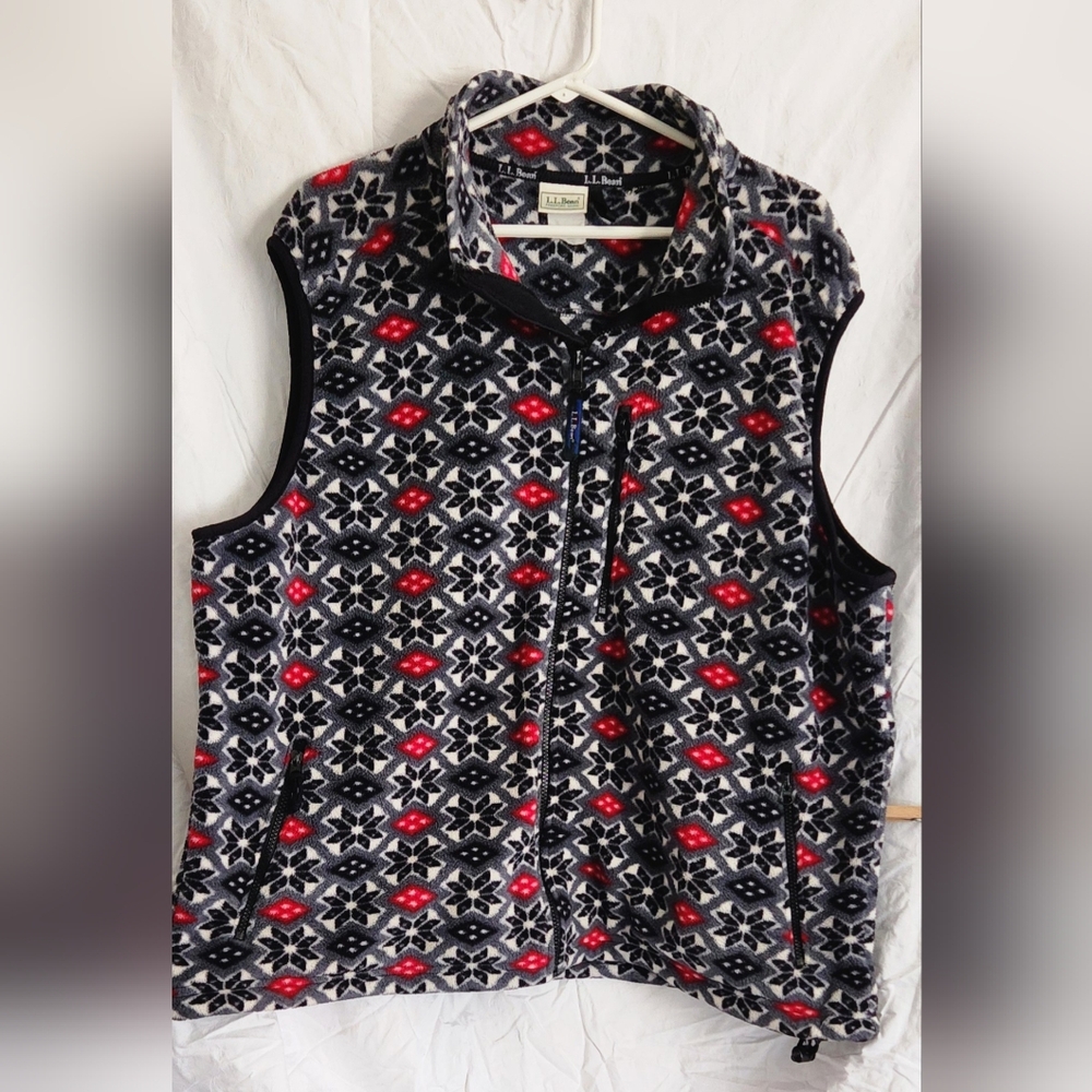 LL BEAN Vintage Fleece Vest